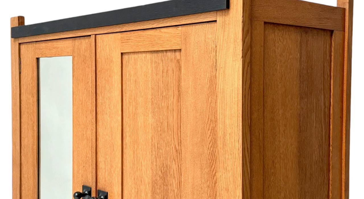 Art Deco Modernist Armoire or Wardrobe by Hendrik Wouda for Pander, 1924